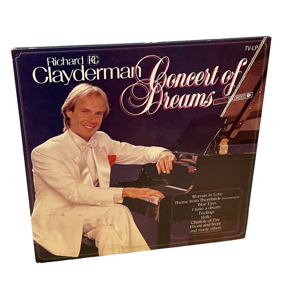 Richard Clayderman Concert Of Dreams (Vinyl, 1984) Dominion KDNL 198-1 Good+ LP